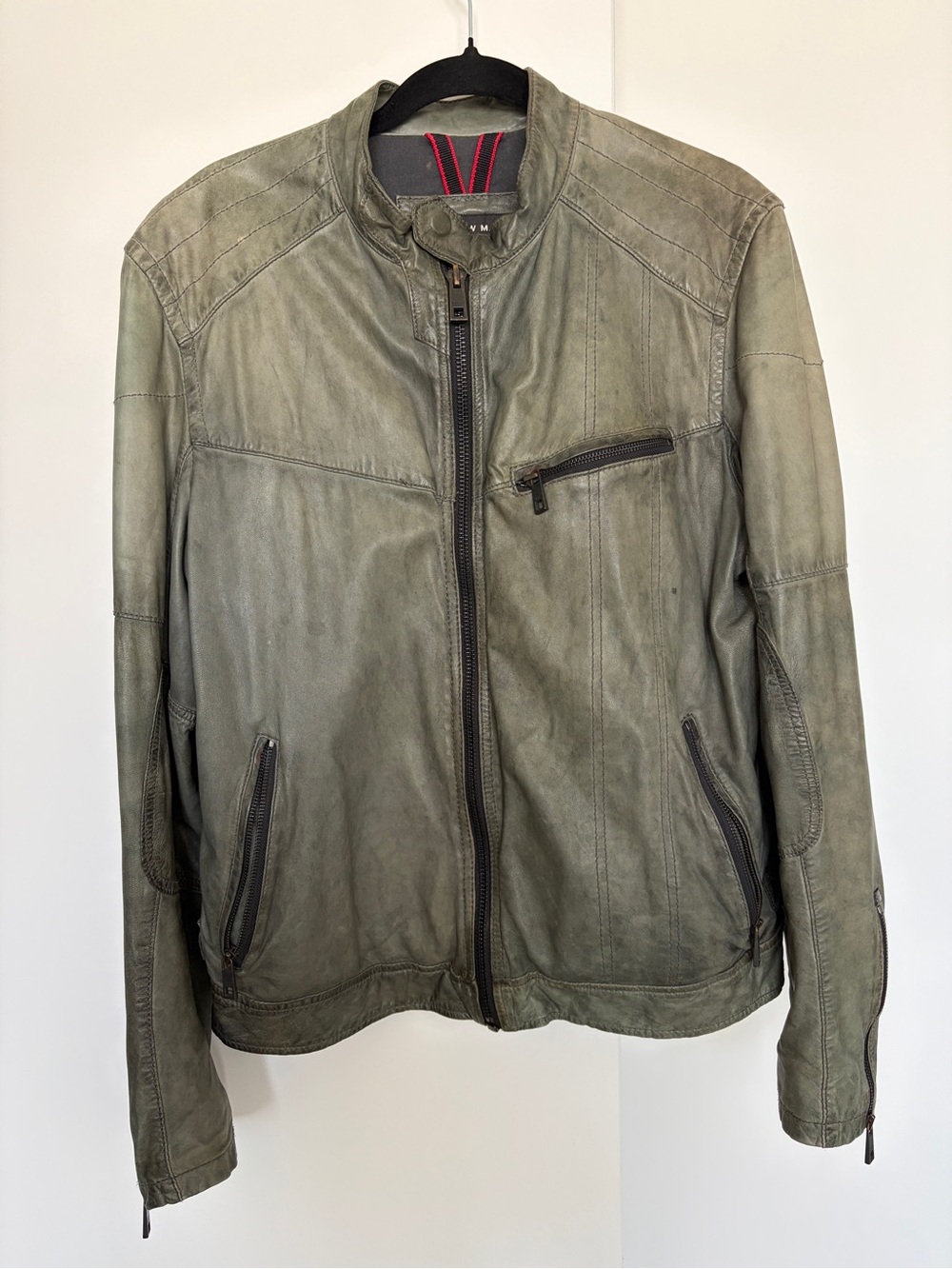 Andrew Marc Green Lightweight Utility Jacket